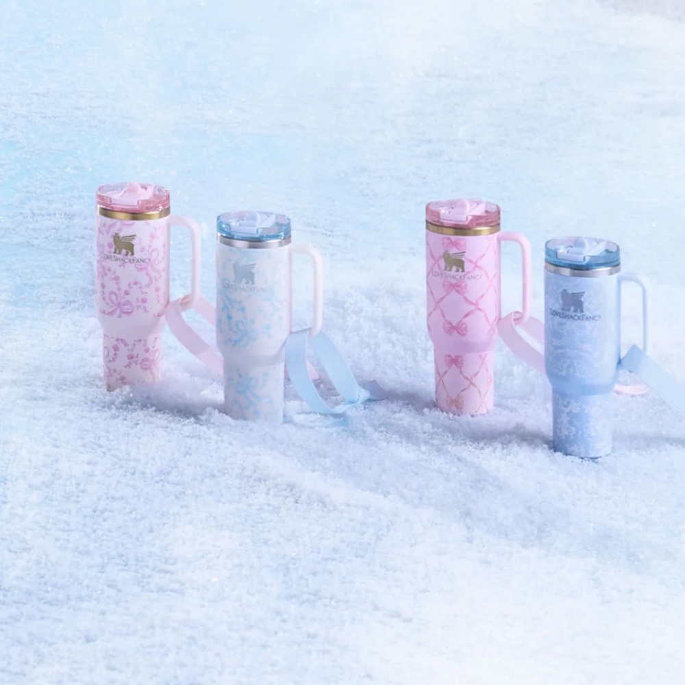 Price FIRM New Stanley x LoveShackFancy Holiday Quencher ProTour Ornament Set - Picture 3 of 7